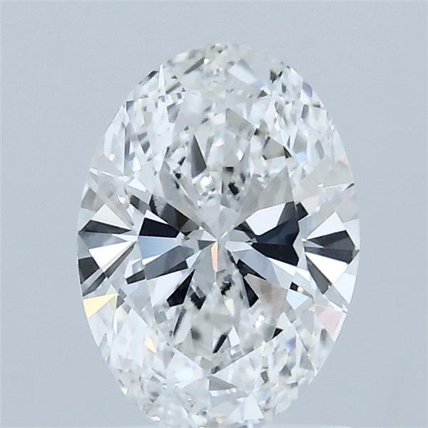 1.10 Carat Oval Lab Grown Diamond, Excellent Polish, E Color, VVS2 Clarity