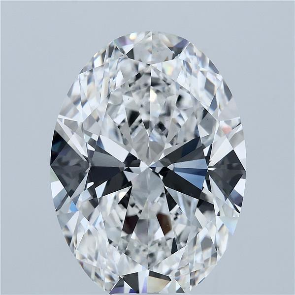 11.52 Carat Oval Lab Grown Diamond, Excellent Polish, E Color, VS1 Clarity