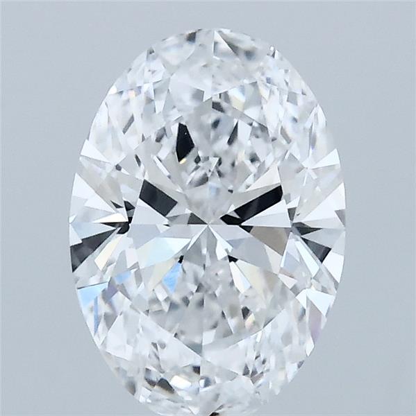 1.36 Carat Oval Lab Grown Diamond, Excellent Polish, D Color, VVS2 Clarity