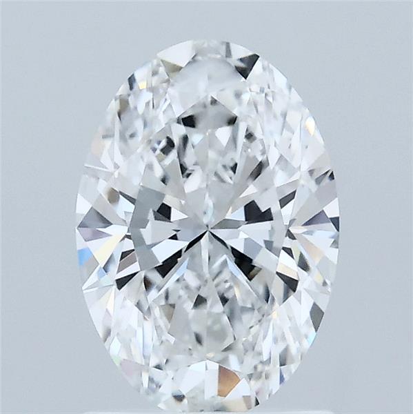 1.36 Carat Oval Lab Grown Diamond, Excellent Polish, E Color, VVS1 Clarity