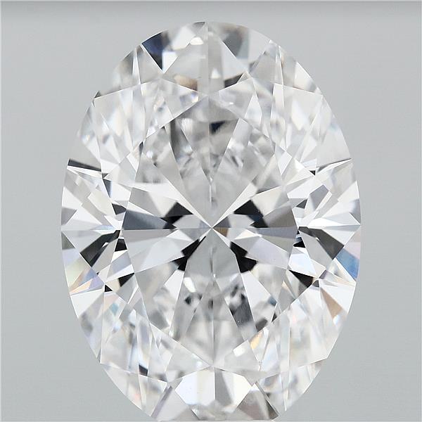 14.16 Carat Oval Lab Grown Diamond, Excellent Cut, E Color, VVS2 Clarity