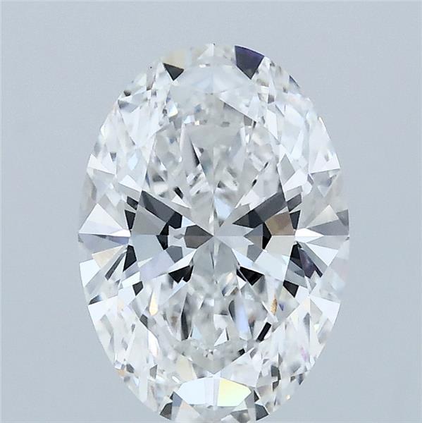 1.50 Carat Oval Lab Grown Diamond, Excellent Polish, E Color, VS1 Clarity