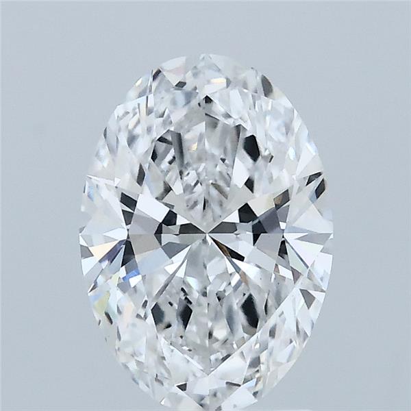 1.50 Carat Oval Lab Grown Diamond, Excellent Polish, E Color, VS1 Clarity