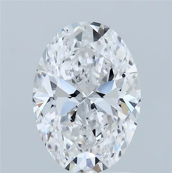 1.51 Carat Oval Lab Grown Diamond, Excellent Polish, D Color, VS1 Clarity
