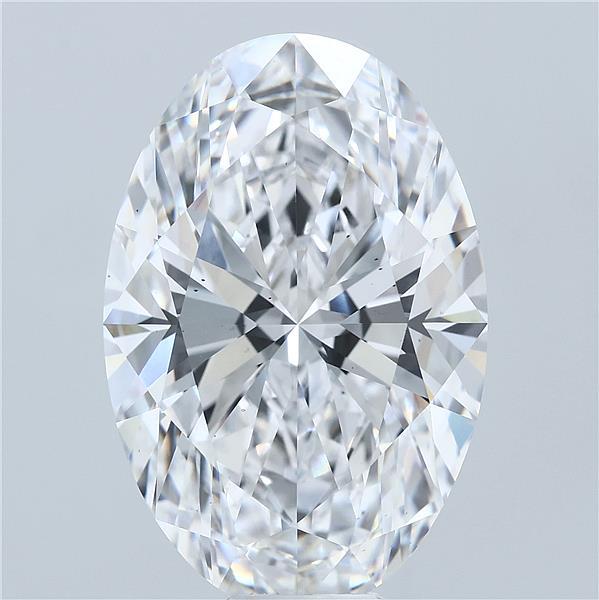 15.28 Carat Oval Lab Grown Diamond, Excellent Polish, D Color, VS2 Clarity