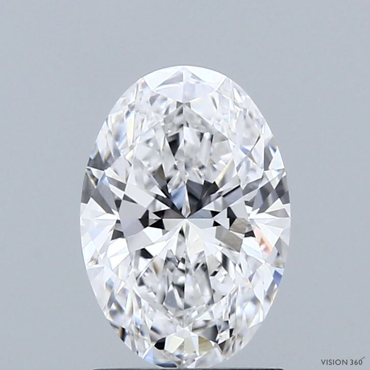 1.53 Carat Oval Lab Grown Diamond, Excellent Polish, D Color, VVS1 Clarity