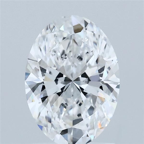 1.54 Carat Oval Lab Grown Diamond, Excellent Polish, D Color, VVS1 Clarity