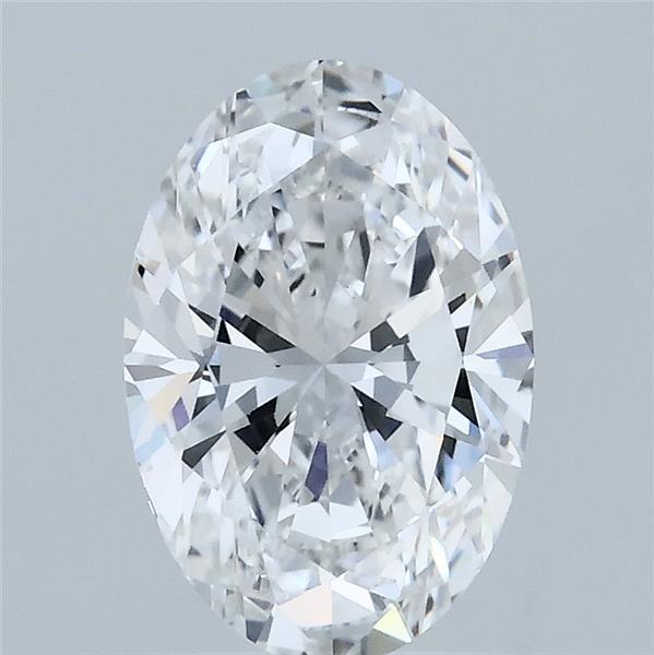 1.55 Carat Oval Lab Grown Diamond, Excellent Polish, D Color, VVS1 Clarity