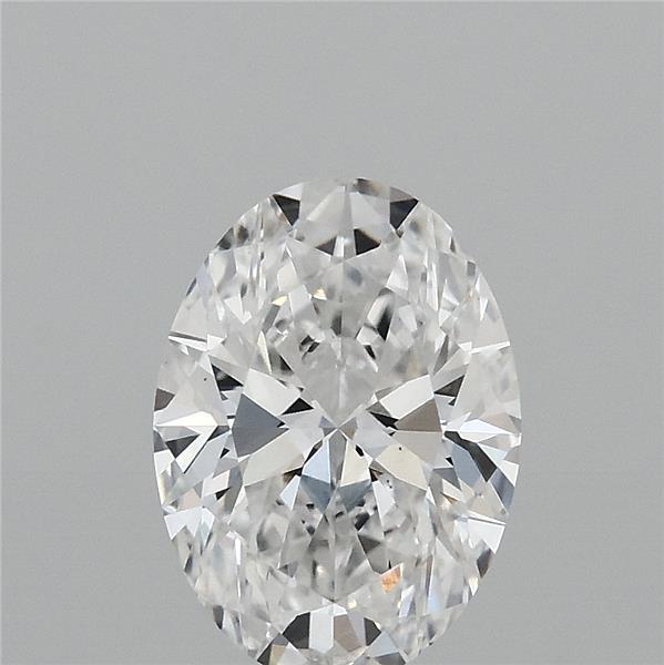 1.57 Carat Oval Lab Grown Diamond, Excellent Polish, D Color, VS1 Clarity