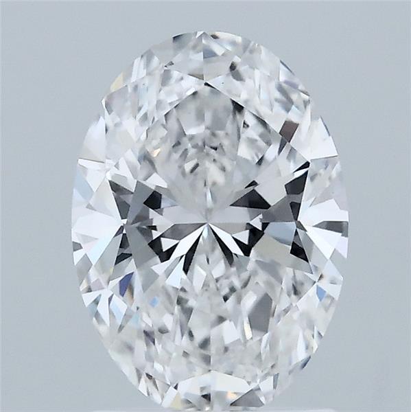 1.59 Carat Oval Lab Grown Diamond, Excellent Polish, D Color, VS1 Clarity