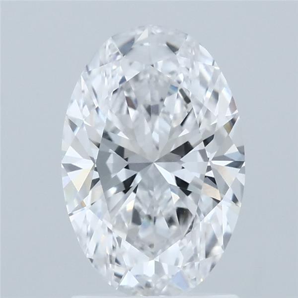 1.60 Carat Oval Lab Grown Diamond, Excellent Polish, D Color, VVS1 Clarity