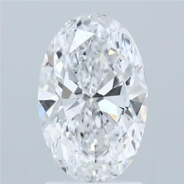 1.81 Carat Oval Lab Grown Diamond, Excellent Polish, D Color, VVS1 Clarity