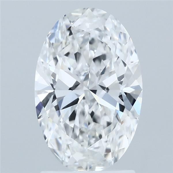 1.84 Carat Oval Lab Grown Diamond, Excellent Polish, E Color, VVS1 Clarity
