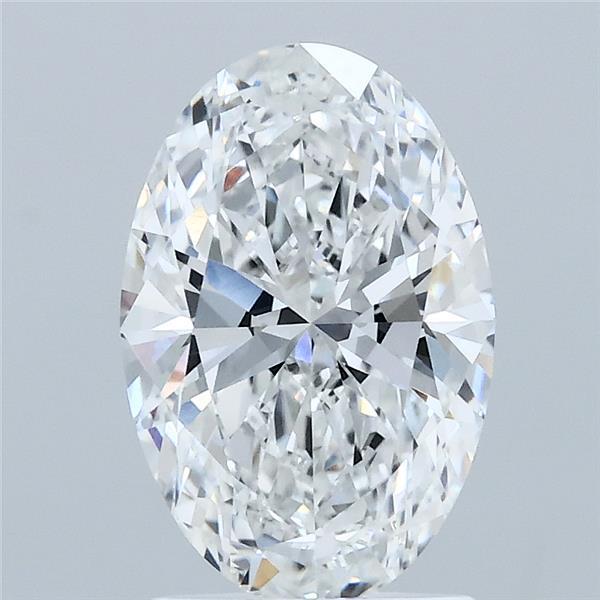 1.84 Carat Oval Lab Grown Diamond, Excellent Polish, E Color, VVS1 Clarity