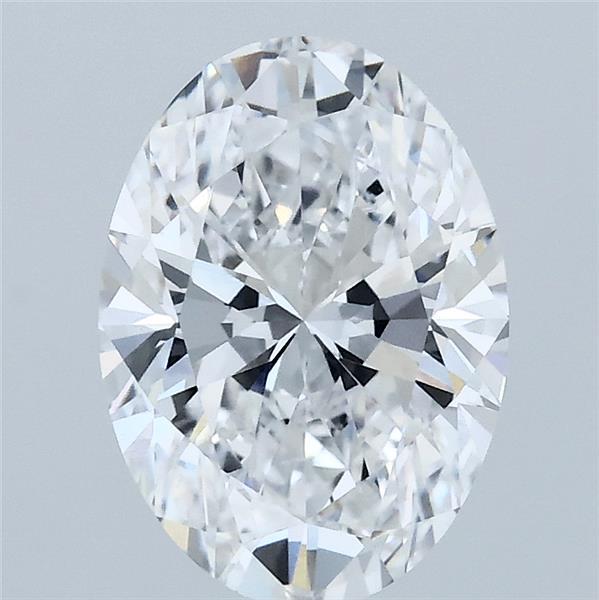 1.95 Carat Oval Lab Grown Diamond, Excellent Polish, D Color, VVS1 Clarity
