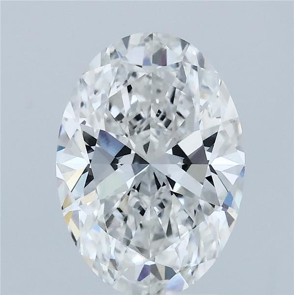 2.00 Carat Oval Lab Grown Diamond, Excellent Polish, F Color, VVS2 Clarity