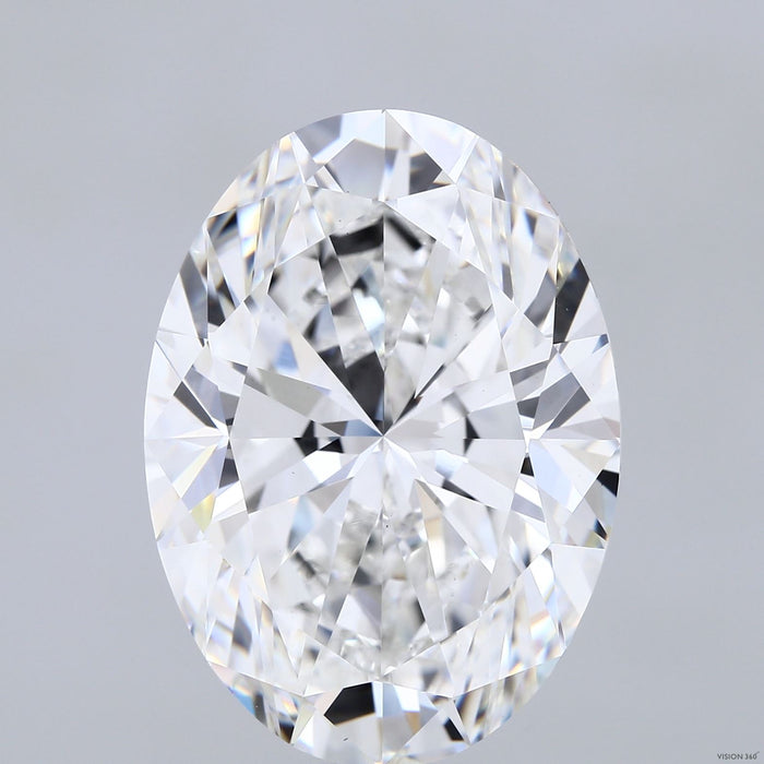 20.09 Carat Oval Lab Grown Diamond, Excellent Polish, E Color, VS1 Clarity