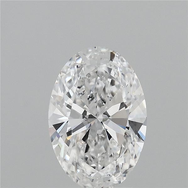2.01 Carat Oval Lab Grown Diamond, Excellent Polish, D Color, IF Clarity