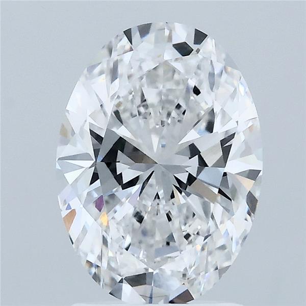 2.01 Carat Oval Lab Grown Diamond, Excellent Polish, D Color, VVS1 Clarity