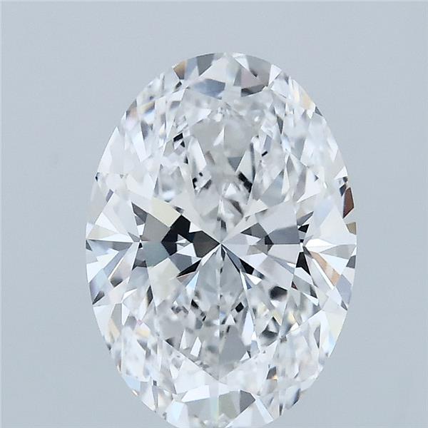 2.01 Carat Oval Lab Grown Diamond, Excellent Polish, D Color, VVS2 Clarity