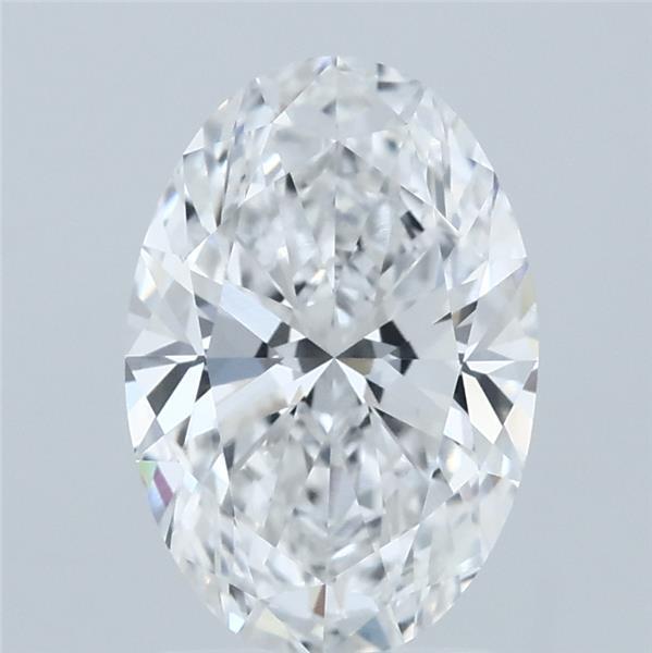 2.01 Carat Oval Lab Grown Diamond, Excellent Polish, E Color, VVS1 Clarity