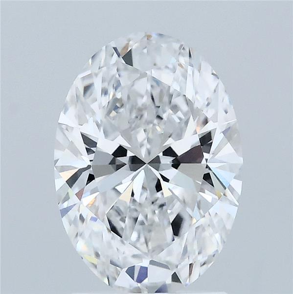 2.02 Carat Oval Lab Grown Diamond, Excellent Polish, E Color, VVS1 Clarity