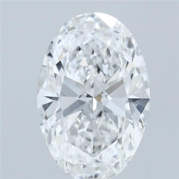 2.04 Carat Oval Lab Grown Diamond, Excellent Polish, E Color, VVS1 Clarity