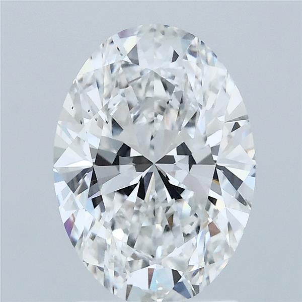 2.08 Carat Oval Lab Grown Diamond, Excellent Polish, E Color, VS1 Clarity