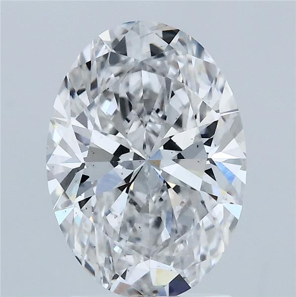 2.08 Carat Oval Lab Grown Diamond, Excellent Polish, E Color, VS2 Clarity
