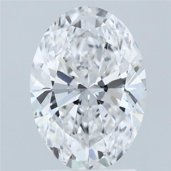 2.08 Carat Oval Lab Grown Diamond, Excellent Polish, E Color, VVS1 Clarity