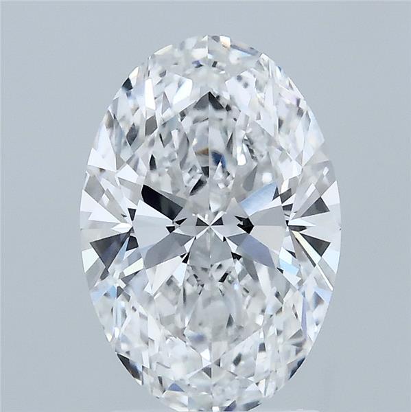 2.09 Carat Oval Lab Grown Diamond, Excellent Polish, E Color, VVS1 Clarity