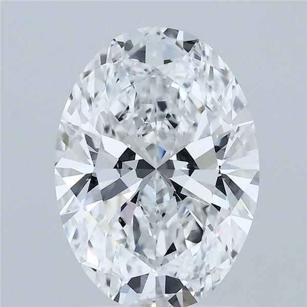 2.10 Carat Oval Lab Grown Diamond, Excellent Polish, D Color, VVS2 Clarity