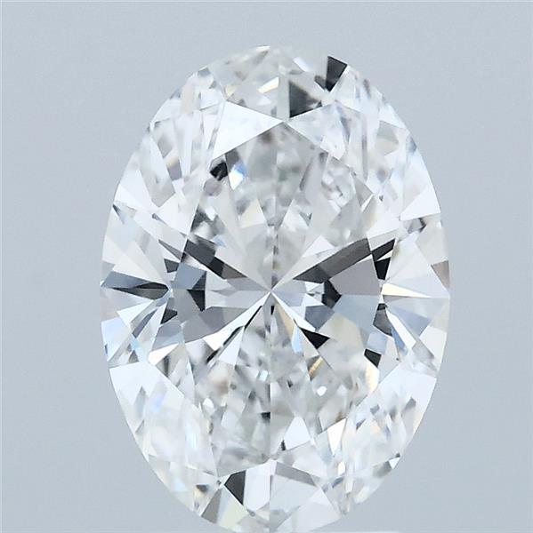 2.10 Carat Oval Lab Grown Diamond, Excellent Polish, E Color, VVS1 Clarity
