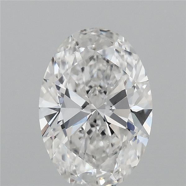 2.22 Carat Oval Lab Grown Diamond, Excellent Polish, F Color, VVS2 Clarity