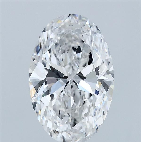 2.29 Carat Oval Lab Grown Diamond, Excellent Polish, E Color, VVS2 Clarity