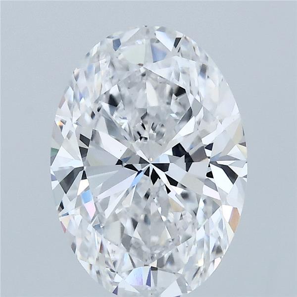 2.50 Carat Oval Lab Grown Diamond, Excellent Polish, D Color, VS1 Clarity