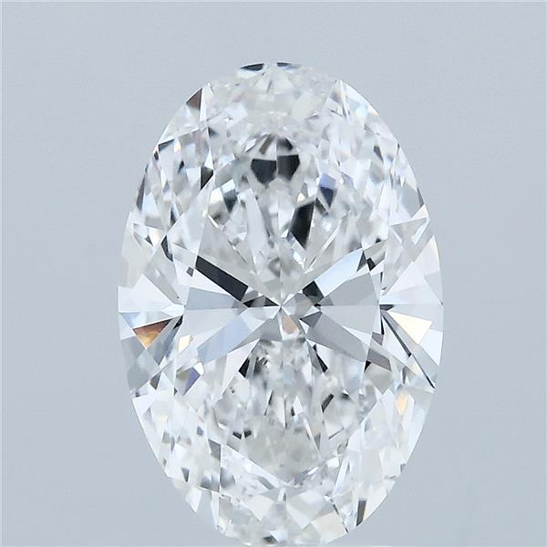 2.78 Carat Oval Lab Grown Diamond, Excellent Polish, E Color, VVS2 Clarity
