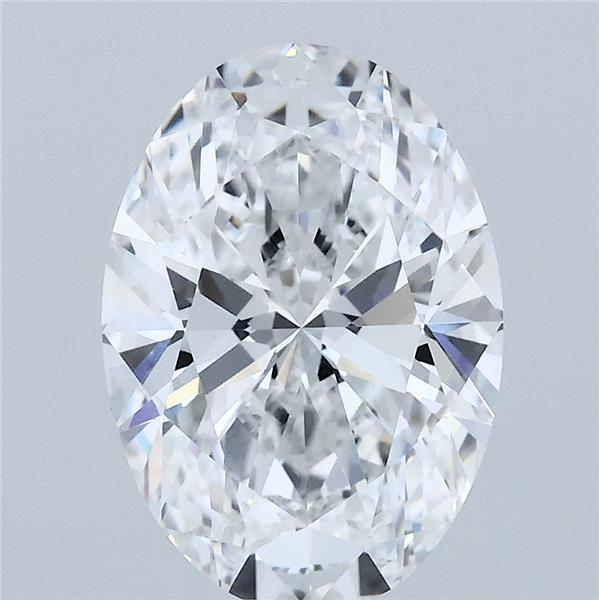 2.85 Carat Oval Lab Grown Diamond, Excellent Polish, D Color, VVS1 Clarity