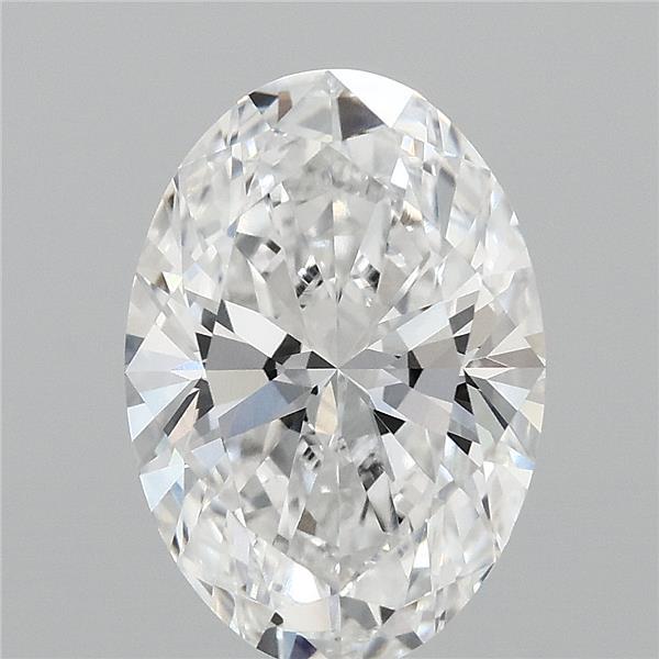 3.01 Carat Oval Lab Grown Diamond, Excellent Polish, E Color, VVS1 Clarity