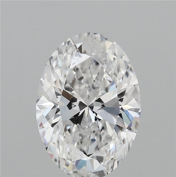 3.02 Carat Oval Lab Grown Diamond, Excellent Polish, E Color, VVS1 Clarity