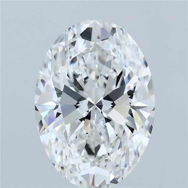 3.03 Carat Oval Lab Grown Diamond, Excellent Polish, E Color, VVS2 Clarity