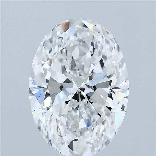 3.08 Carat Oval Lab Grown Diamond, Excellent Polish, E Color, VVS2 Clarity