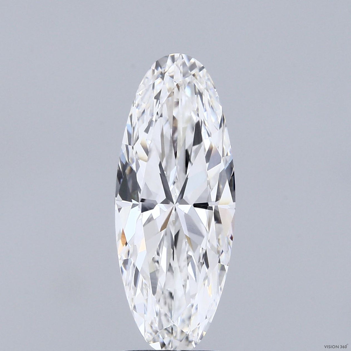 3.08 Carat Oval Lab Grown Diamond, Excellent Polish, F Color, VVS1 Clarity