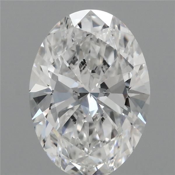 3.70 Carat Oval Lab Grown Diamond, Excellent Polish, E Color, VVS1 Clarity