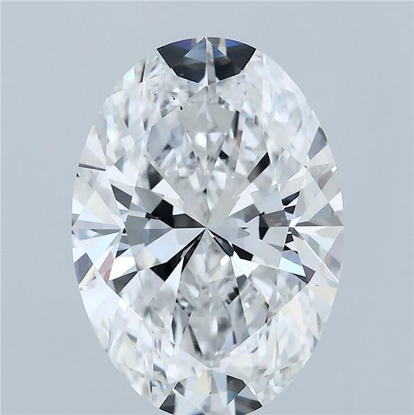 4.01 Carat Oval Lab Grown Diamond, Excellent Polish, D Color, VS1 Clarity