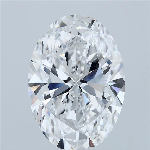 4.01 Carat Oval Lab Grown Diamond, Excellent Polish, E Color, VS1 Clarity