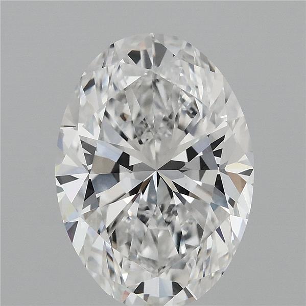 4.03 Carat Oval Lab Grown Diamond, Excellent Polish, E Color, VVS1 Clarity