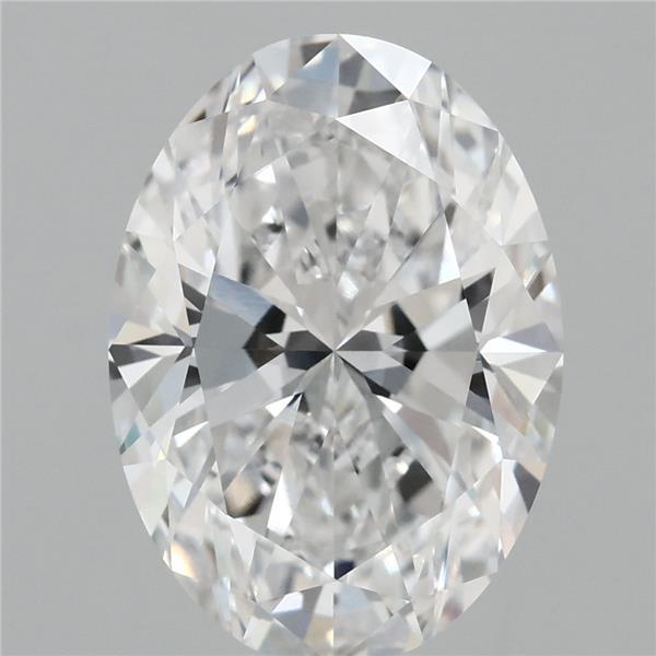 5.01 Carat Oval Lab Grown Diamond, Excellent Polish, E Color, VVS1 Clarity