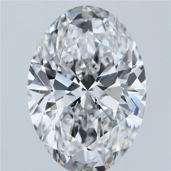 7.01 Carat Oval Lab Grown Diamond, Excellent Polish, F Color, VS2 Clarity