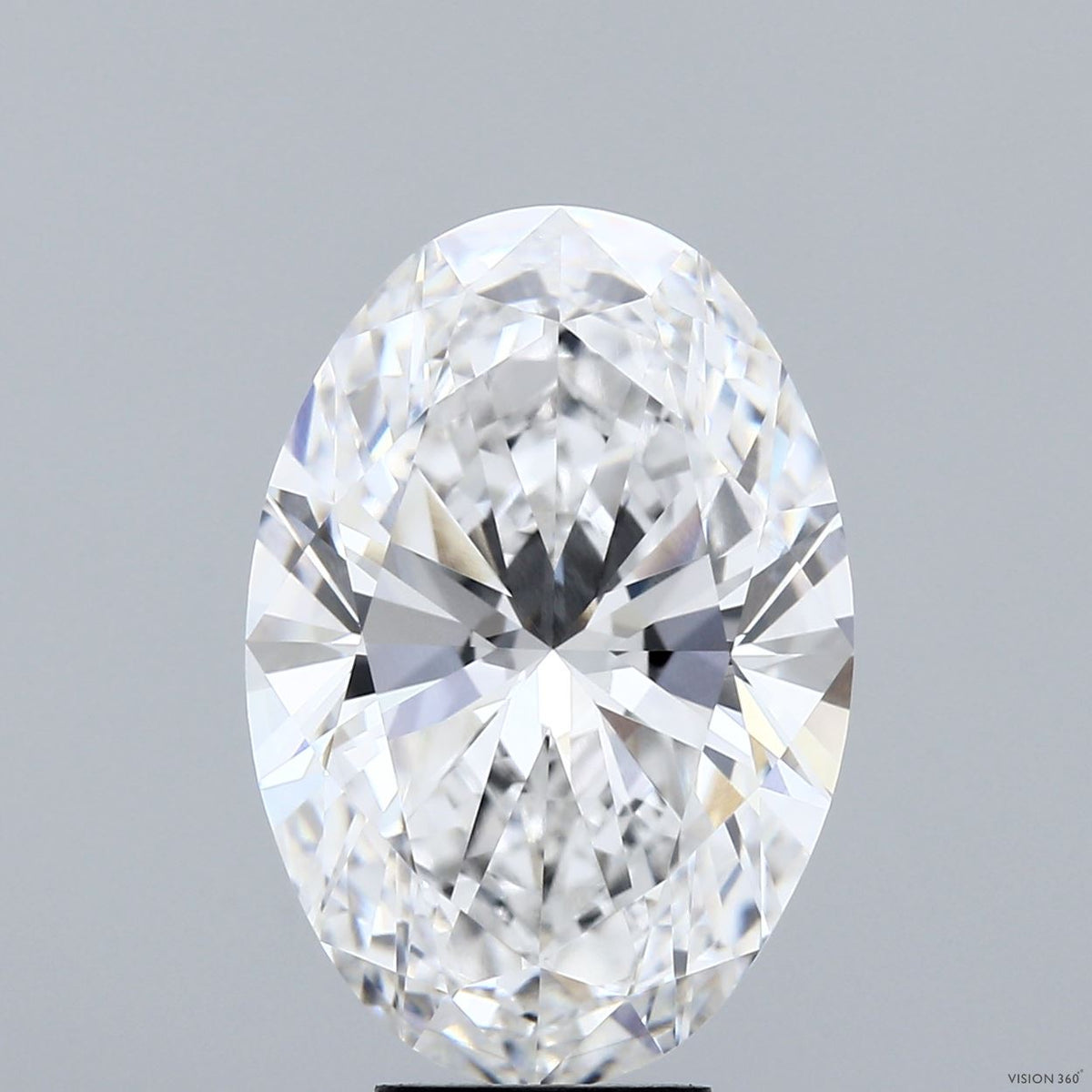 7.05 Carat Oval Lab Grown Diamond, Excellent Polish, D Color, VVS2 Clarity